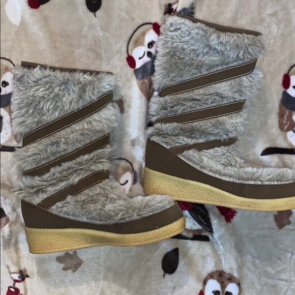 SnowLand Vintage Apres Ski Faux Fur - Picture 2 of 8